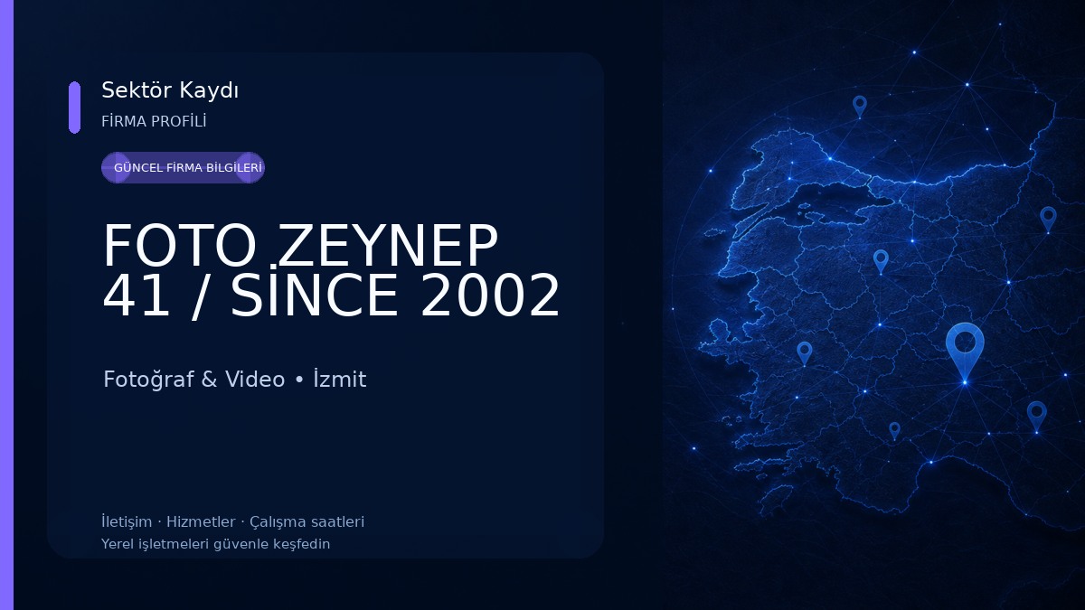 FOTO ZEYNEP 41 / SİNCE 2002 Fotoğraf & Video