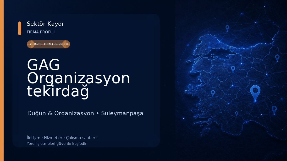 GAG Organizasyon tekirdağ Düğün & Organizasyon