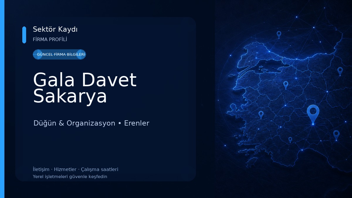 Gala Davet Sakarya Düğün & Organizasyon