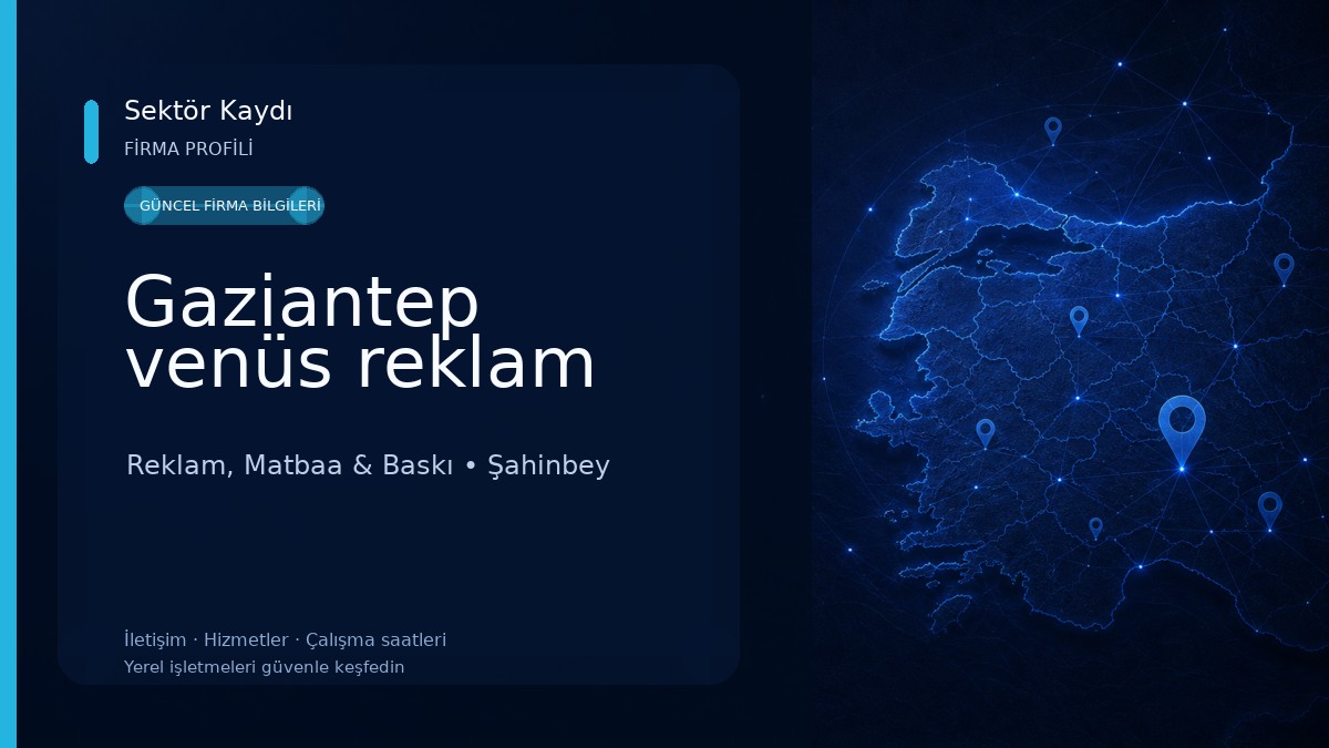 Gaziantep venüs reklam Reklam, Matbaa & Baskı