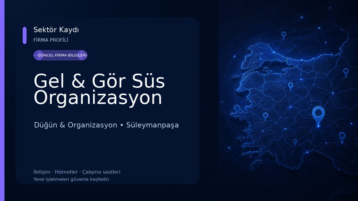 Gel & Gör Süs Organizasyon Düğün & Organizasyon