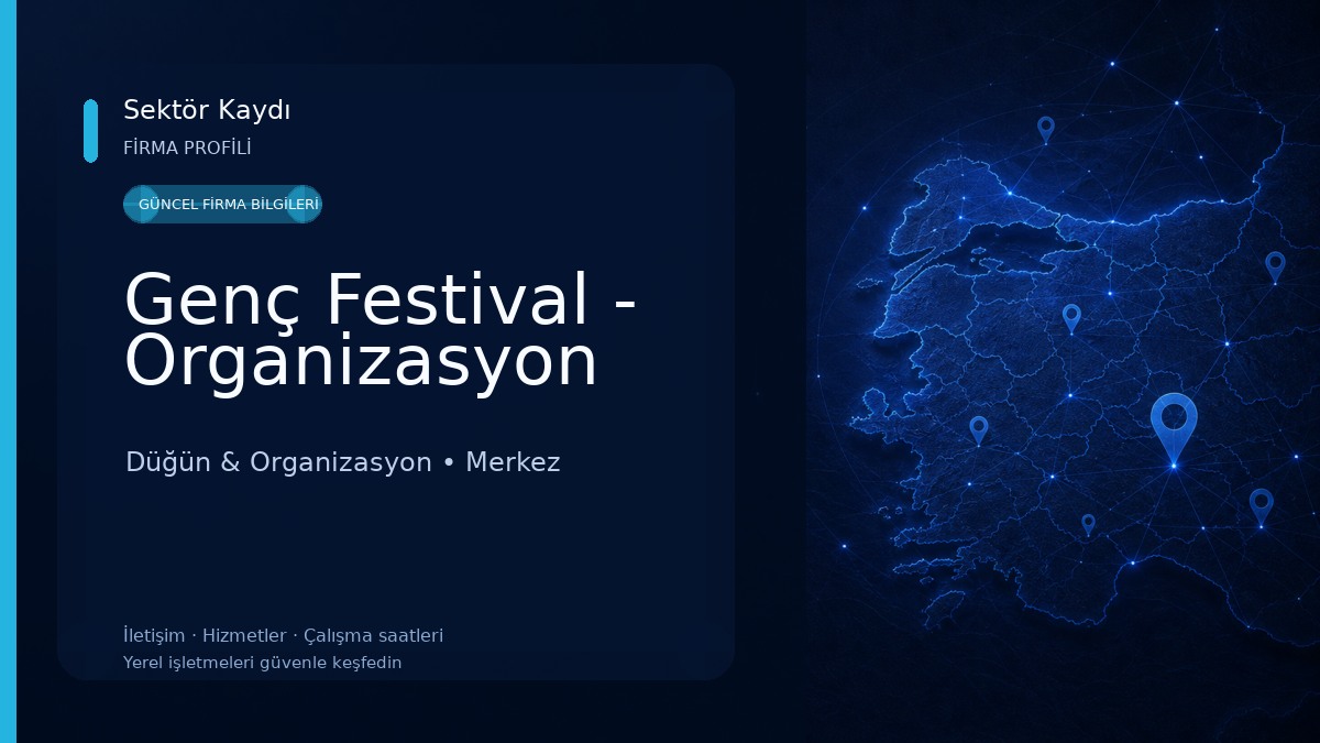 Genç Festival - Organizasyon