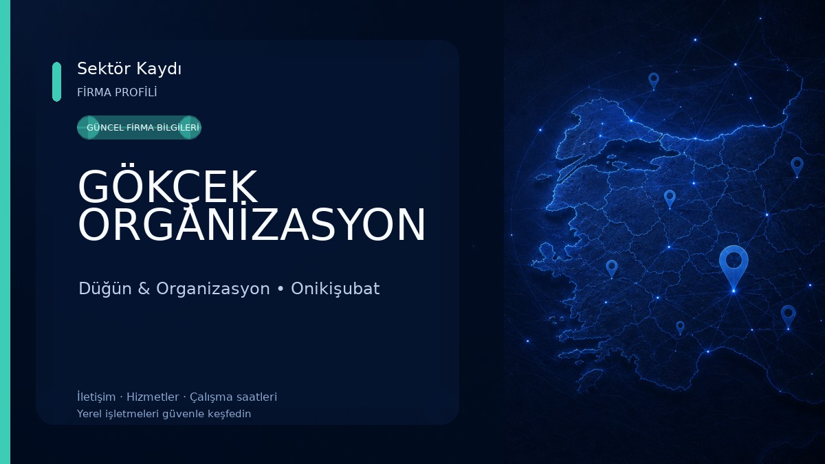 GÖKÇEK ORGANİZASYON Düğün & Organizasyon