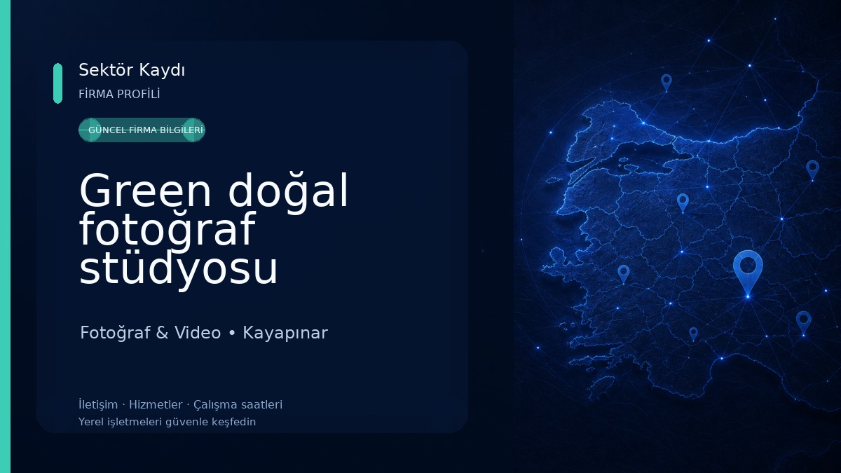 Green doğal fotoğraf stüdyosu