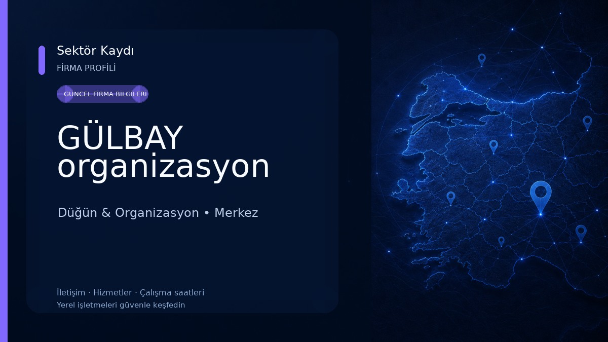 GÜLBAY organizasyon Düğün & Organizasyon