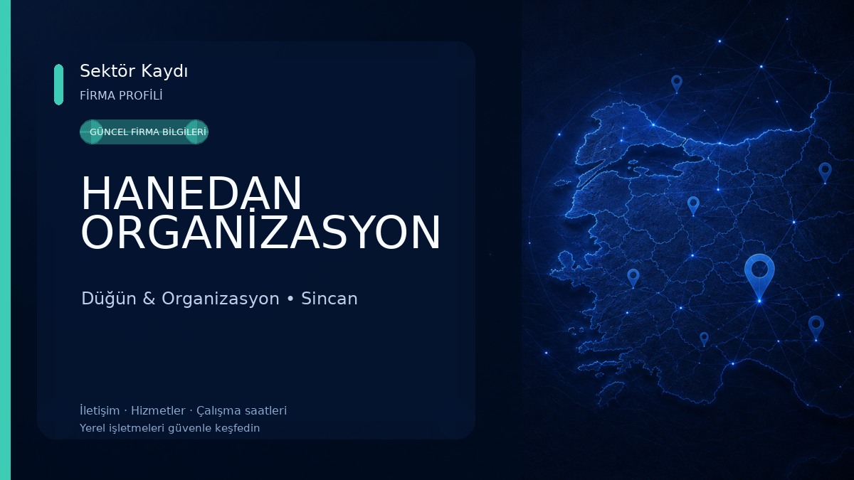 HANEDAN ORGANİZASYON Düğün & Organizasyon