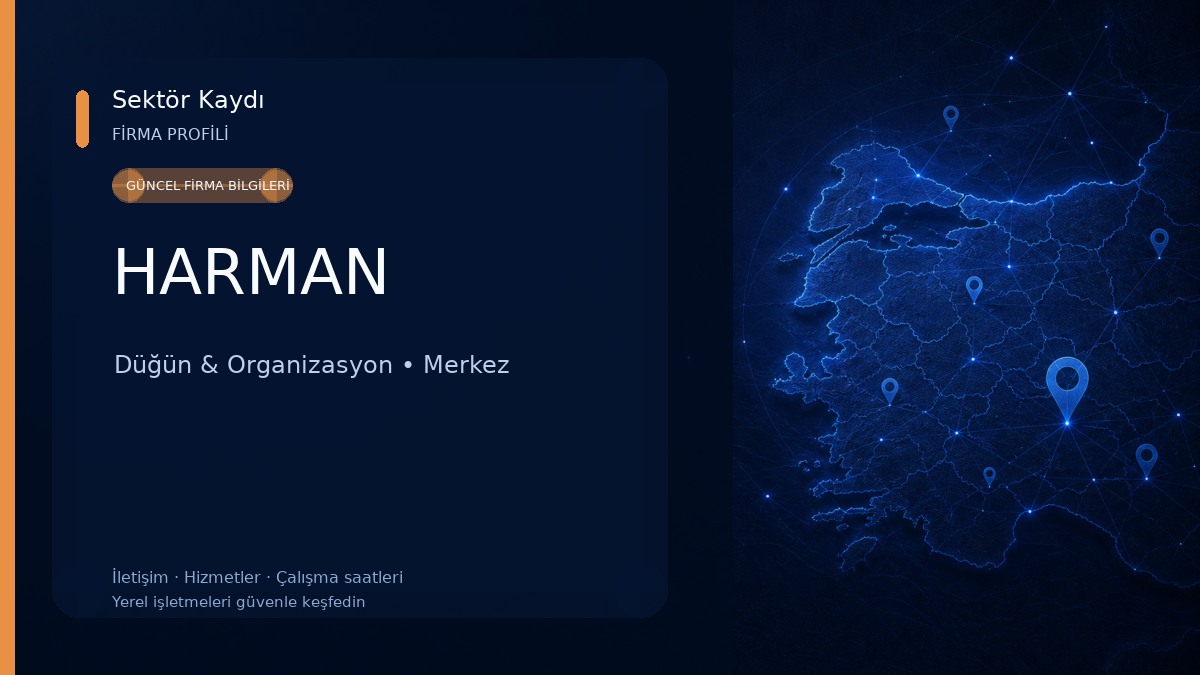 HARMAN Düğün & Organizasyon