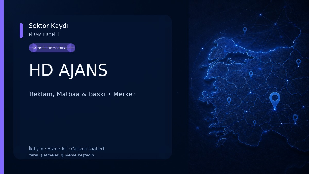 HD AJANS Reklam, Matbaa & Baskı