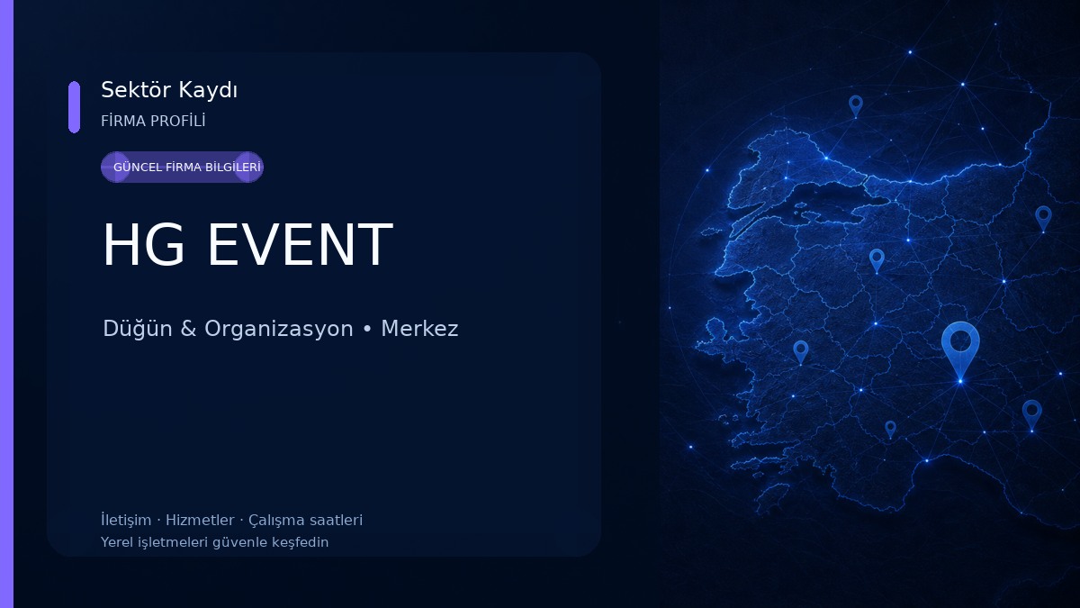 HG EVENT Düğün & Organizasyon