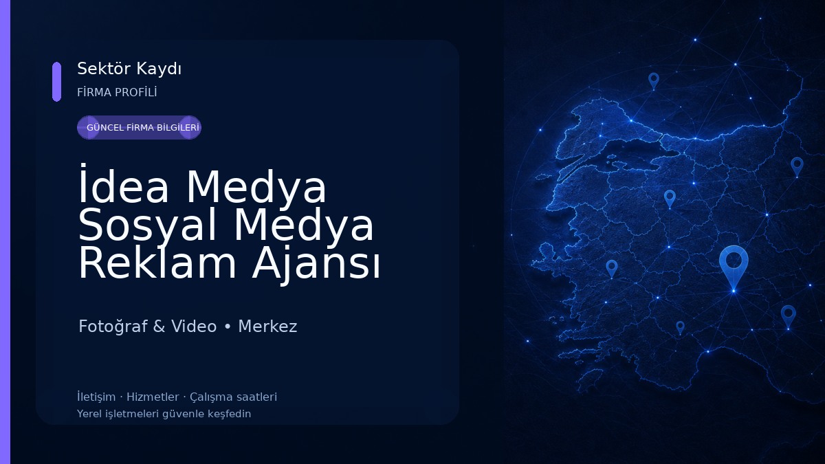 İdea Medya Sosyal Medya Reklam Ajansı Fotoğraf & Video