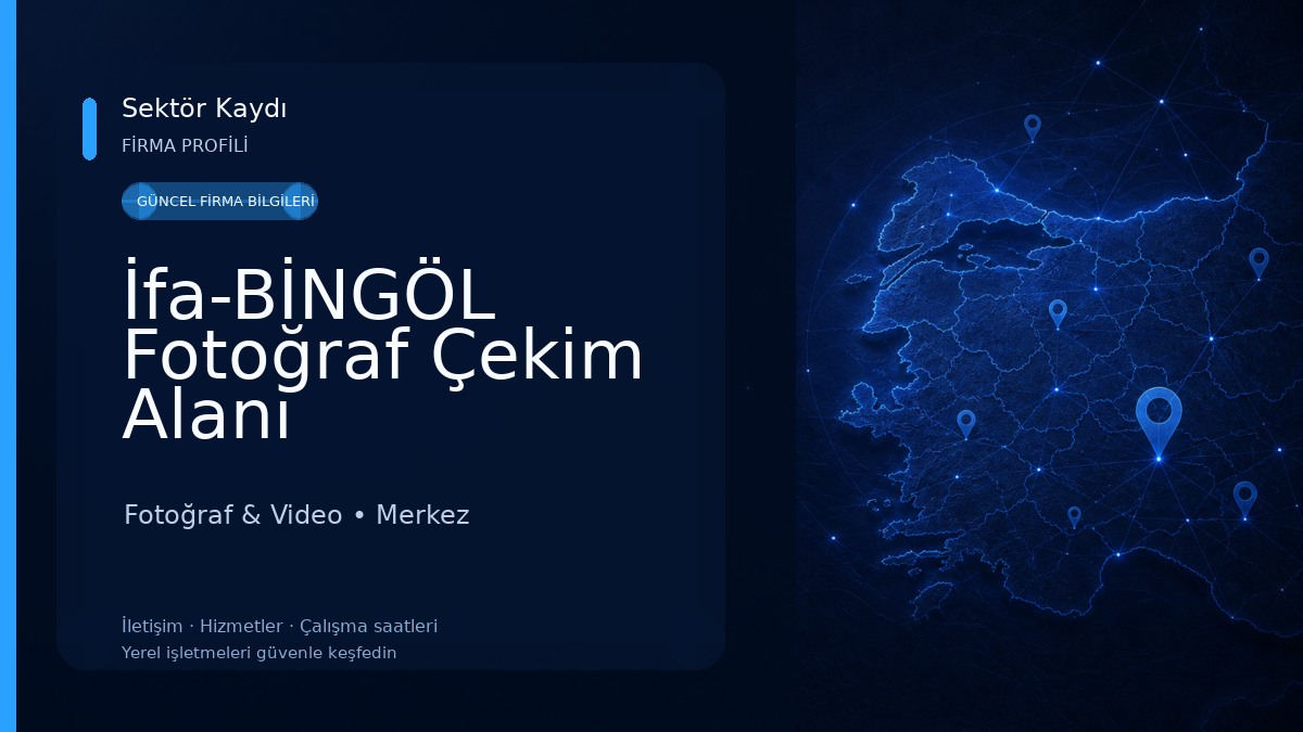 İfa-BİNGÖL Fotoğraf Çekim Alanı