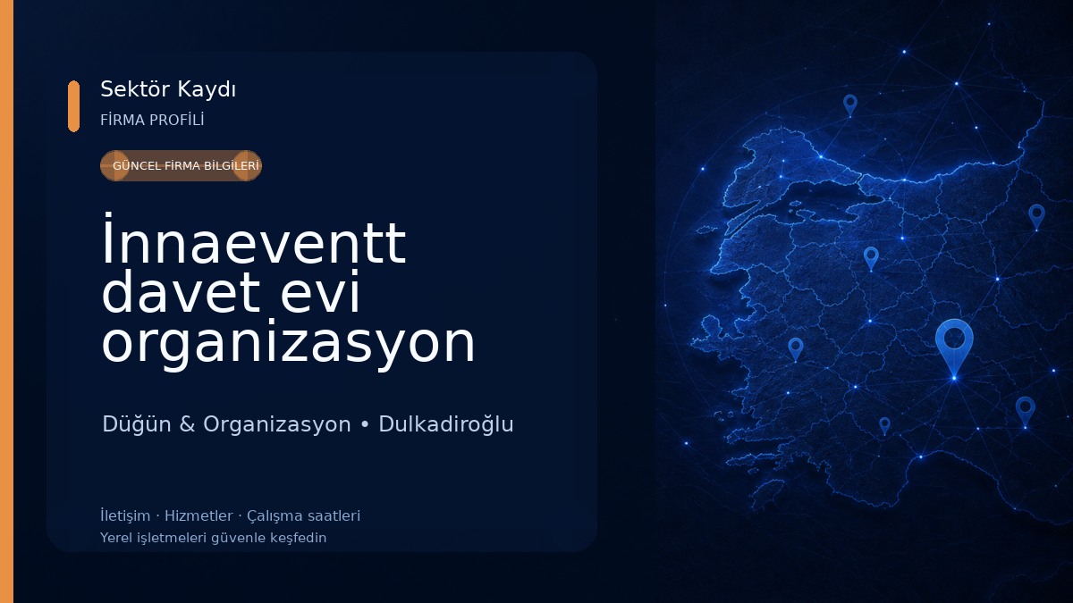 İnnaeventt davet evi organizasyon Düğün & Organizasyon