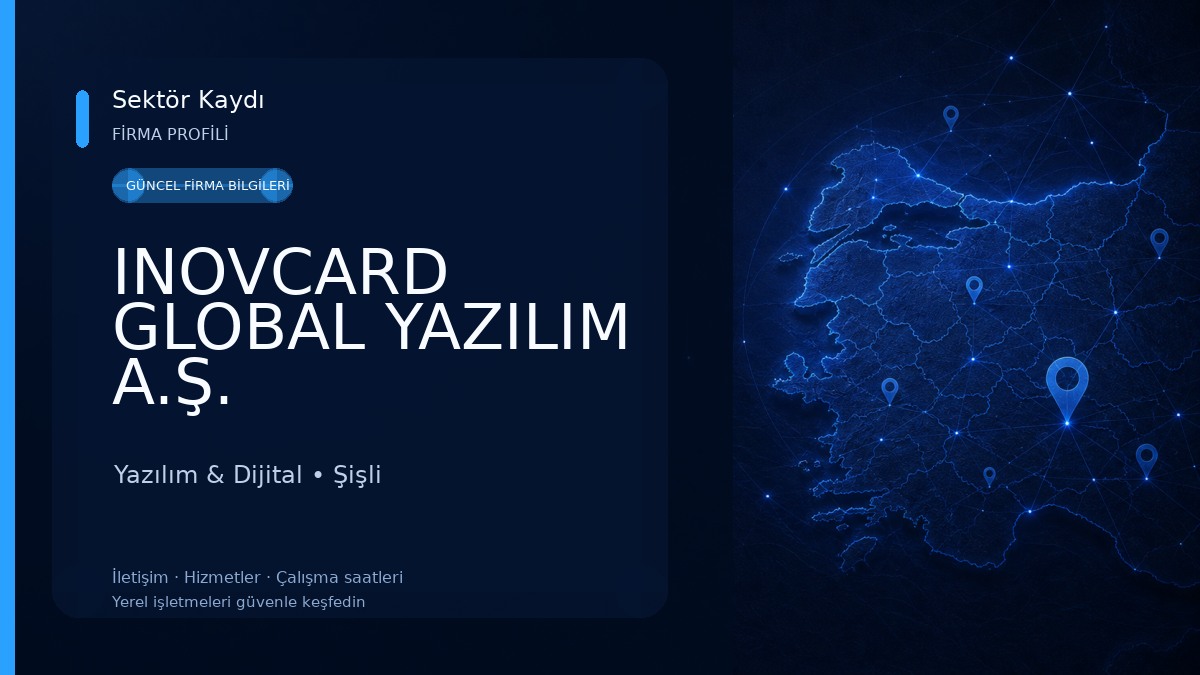 INOVCARD GLOBAL YAZILIM A.Ş. Yazılım & Dijital