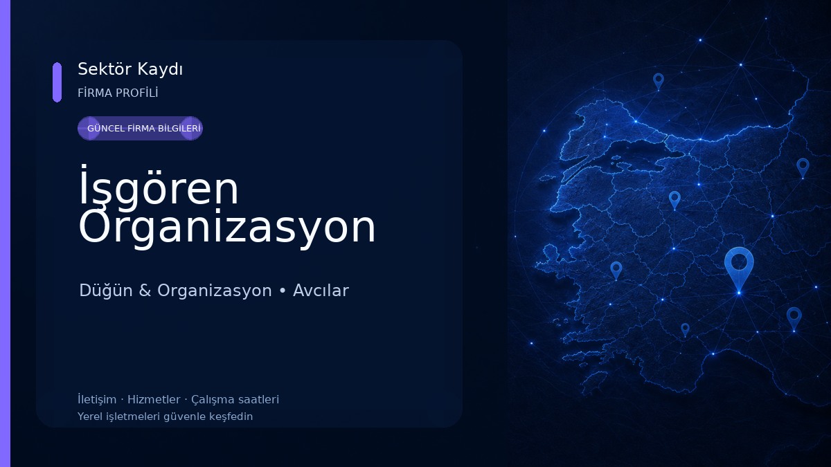 İşgören Organizasyon Düğün & Organizasyon