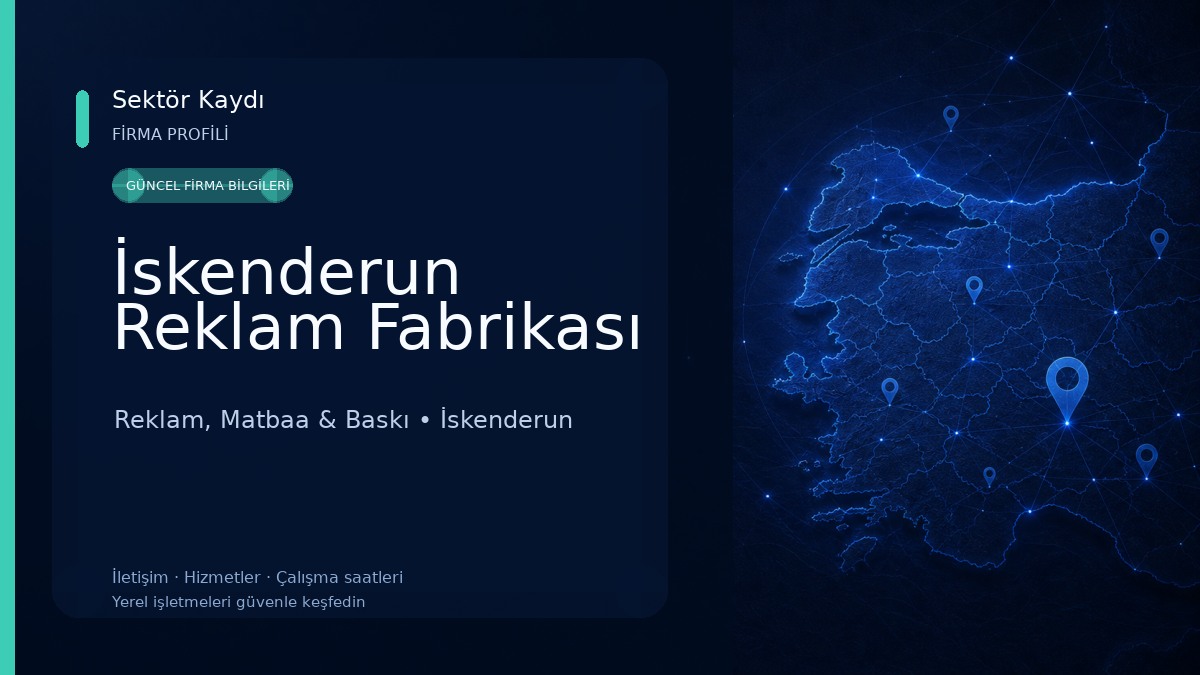 İskenderun Reklam Fabrikası