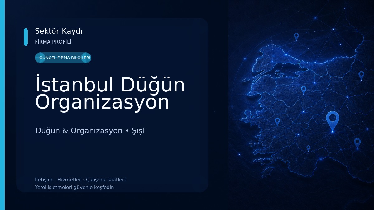 İstanbul Düğün Organizasyon 