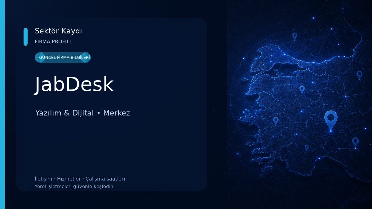 JabDesk Yazılım & Dijital