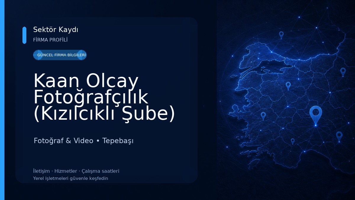 Kaan Olcay Fotoğrafçılık (Kızılcıklı Şube) Fotoğraf & Video