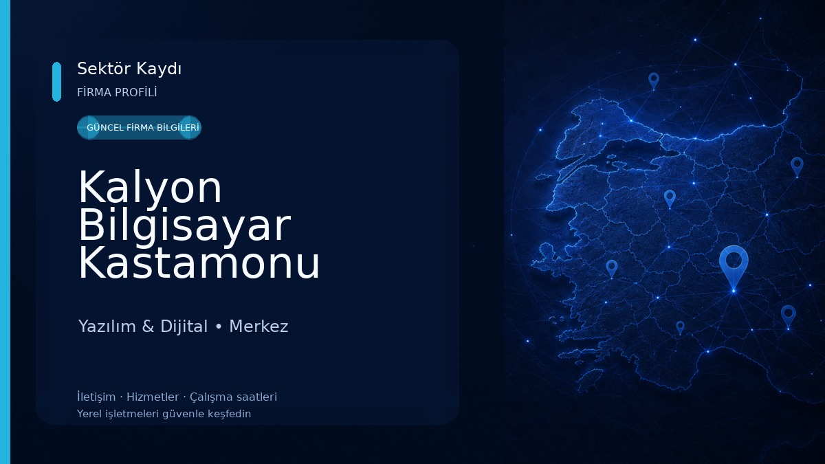 Kalyon Bilgisayar Kastamonu Bilgisayar Tamiri