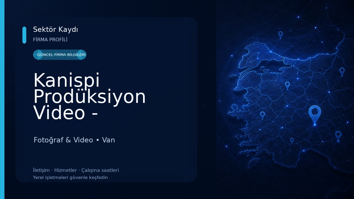 Kanispi Prodüksiyon Video - Fotoğrafçilik Ve Organi̇zasyon Fotoğraf & Video