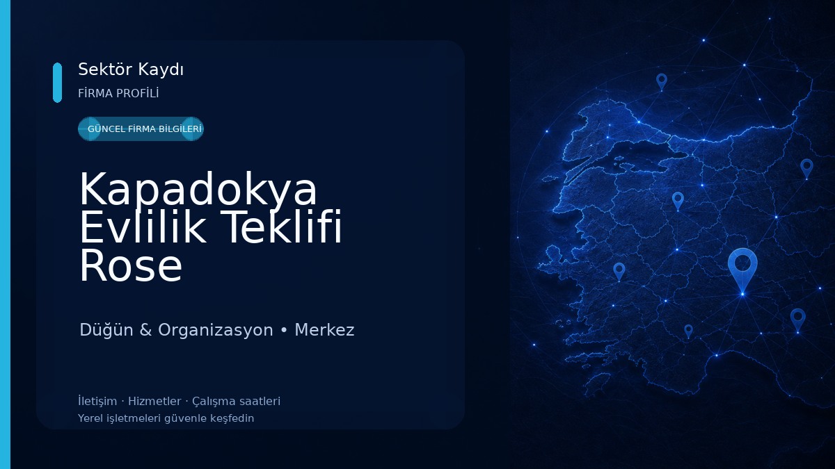 Kapadokya Evlilik Teklifi Rose Organizasyon Düğün & Organizasyon