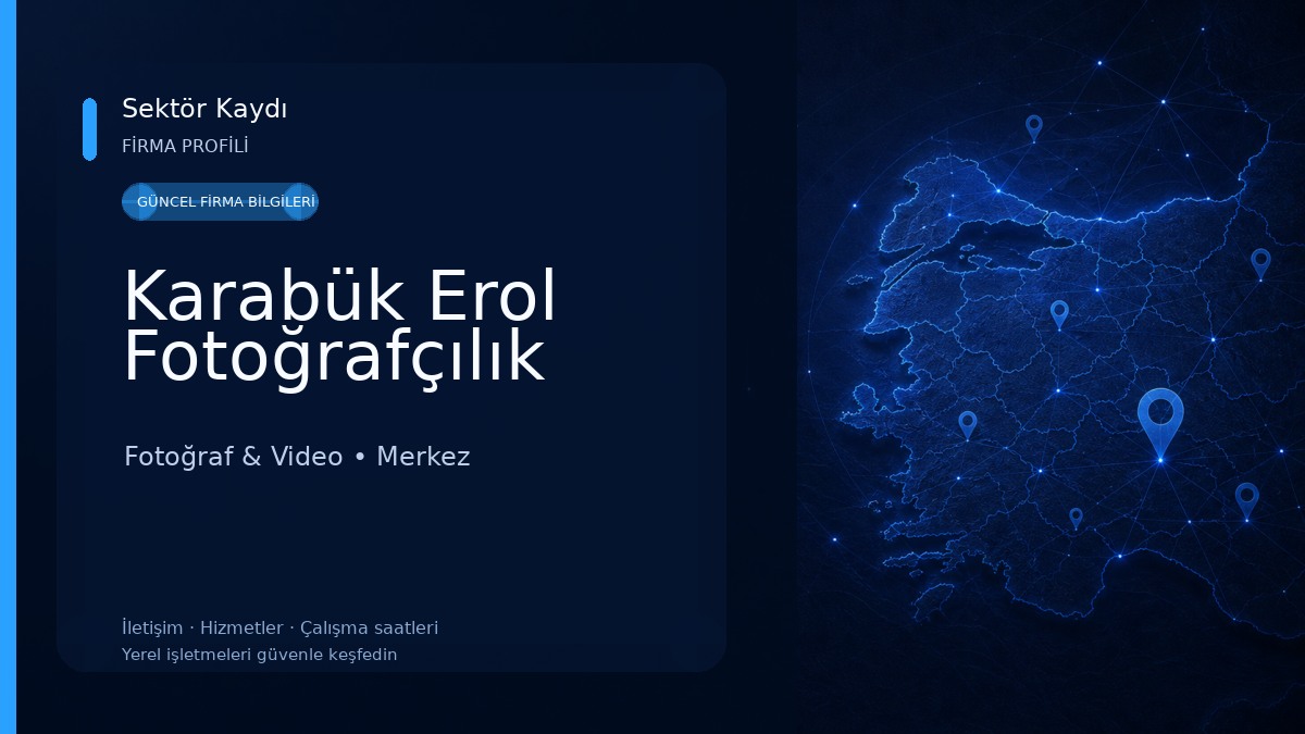 Karabük Erol Fotoğrafçılık Fotoğraf & Video