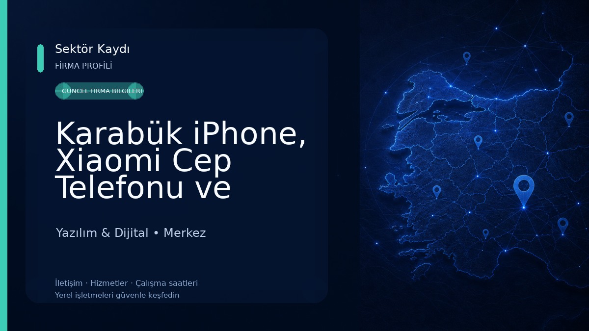 Karabük iPhone, Xiaomi Cep Telefonu ve Robot Süpürge Teknik Servisi Yazılım & Dijital