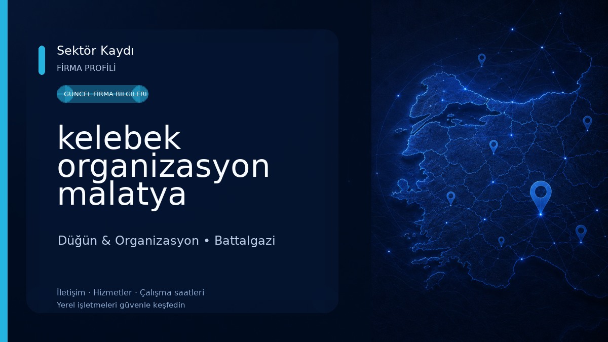 kelebek organizasyon malatya Düğün & Organizasyon