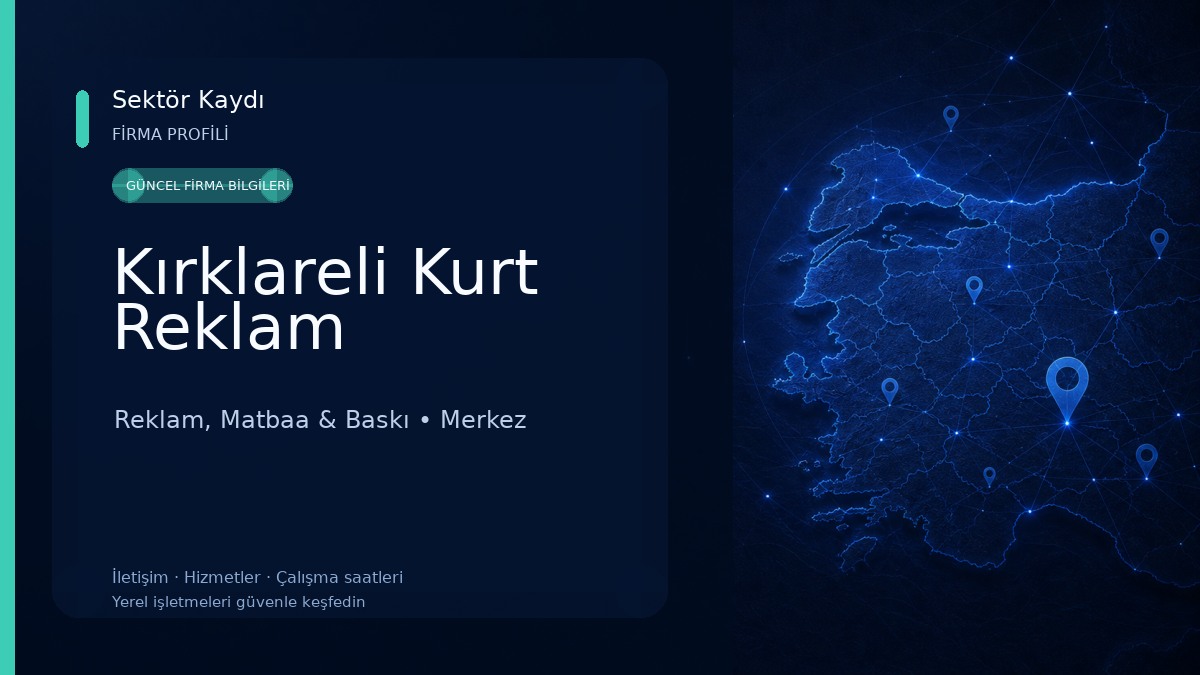 Kırklareli Kurt Reklam