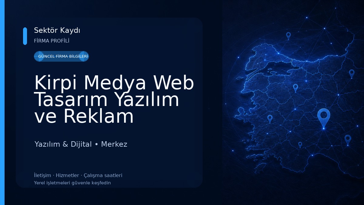 Kirpi Medya Web Tasarım Yazılım ve Reklam 