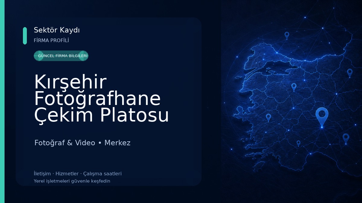 Kırşehir Fotoğrafhane Çekim Platosu Fotoğraf & Video