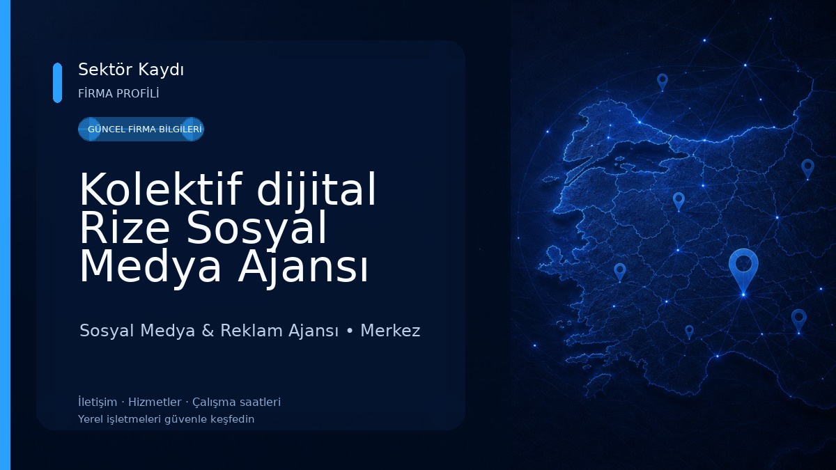 Kolektif dijital Rize Sosyal Medya Ajansı 