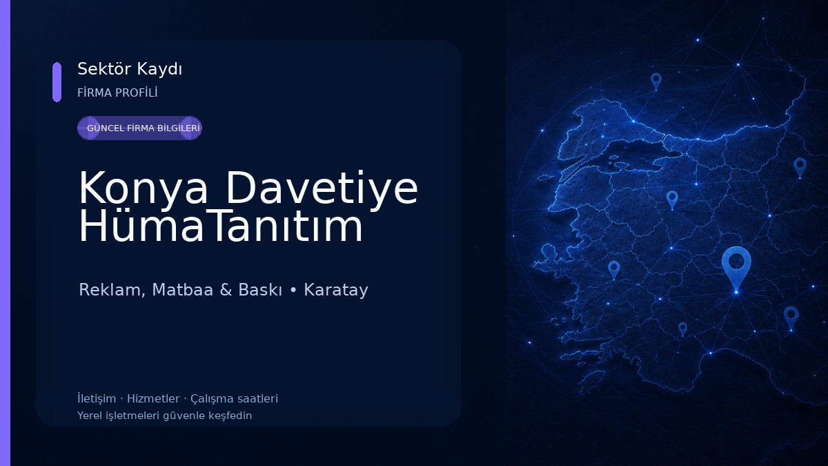 Konya Davetiye HümaTanıtım Reklam, Matbaa & Baskı