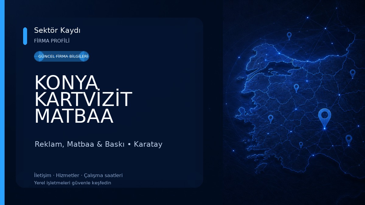 KONYA KARTVİZİT MATBAA DAVETİYE Reklam, Matbaa & Baskı