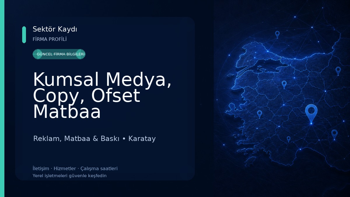 Kumsal Medya, Copy, Ofset Matbaa Reklam, Matbaa & Baskı