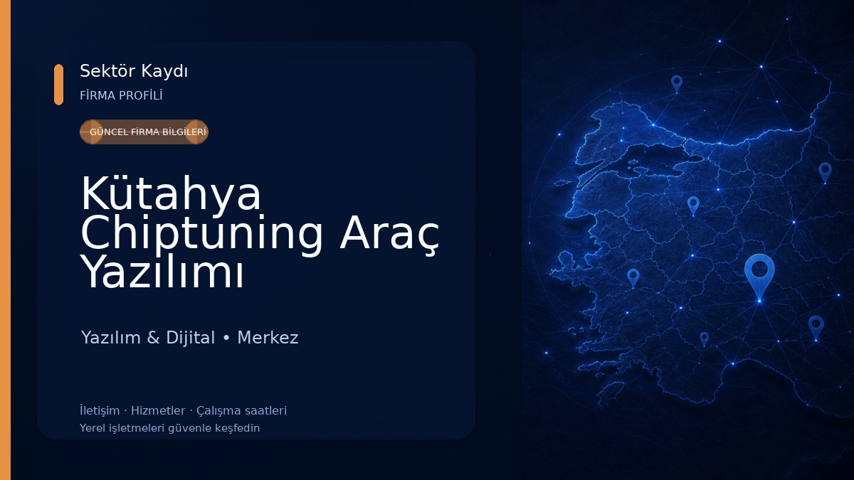 Kütahya Chiptuning Araç Yazılımı Megachips Yazılım & Dijital