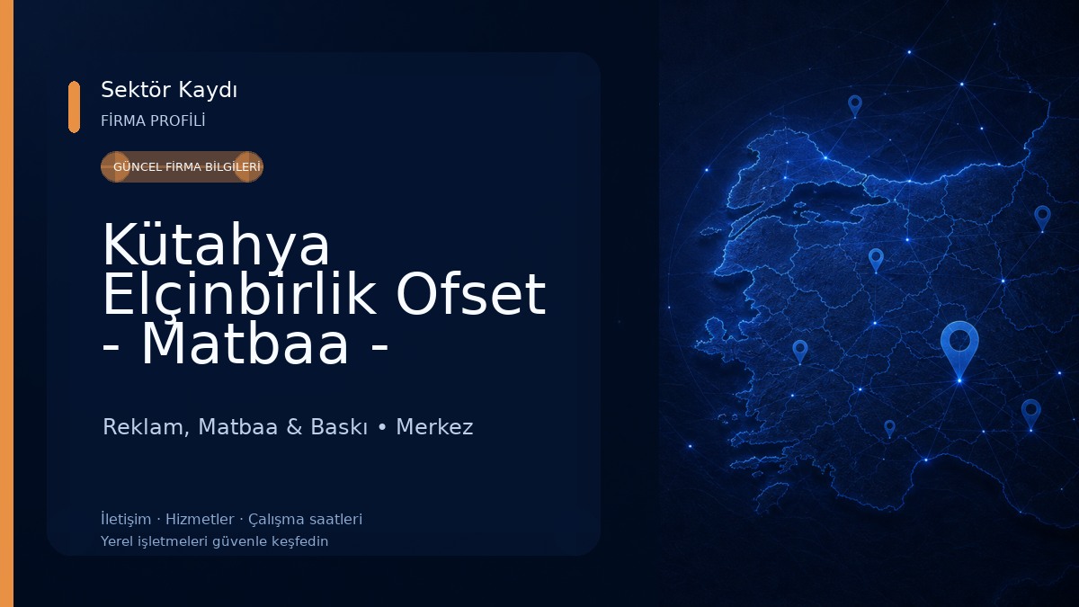 Kütahya Elçinbirlik Ofset - Matbaa - Davetiye