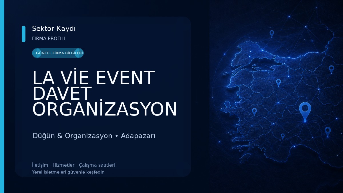 LA VİE EVENT DAVET ORGANİZASYON Düğün & Organizasyon