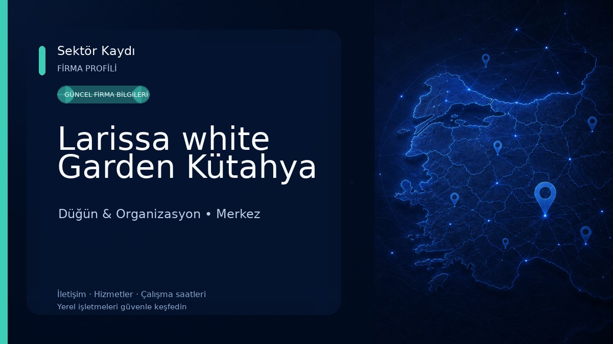Larissa white Garden Kütahya Düğün & Organizasyon