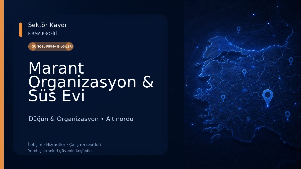 Marant Organizasyon & Süs Evi Düğün & Organizasyon