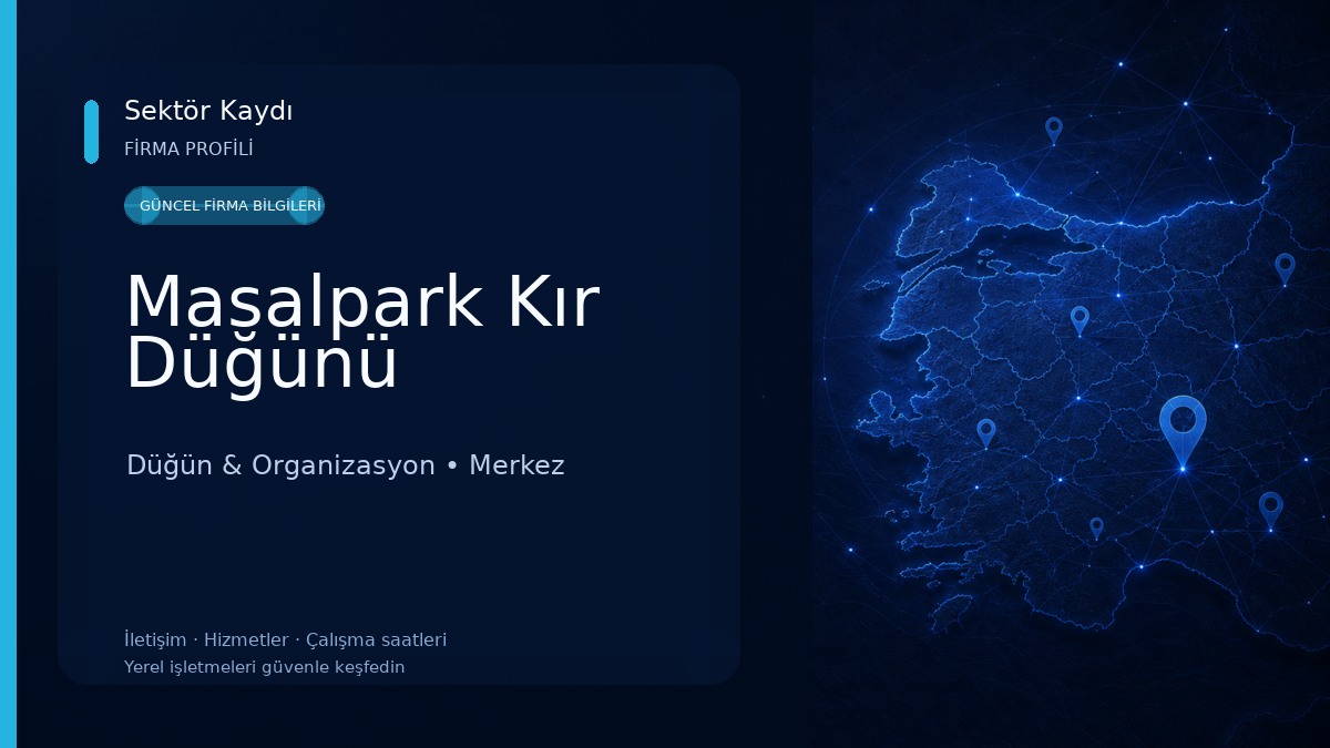 Masalpark Kır Düğünü Düğün & Organizasyon