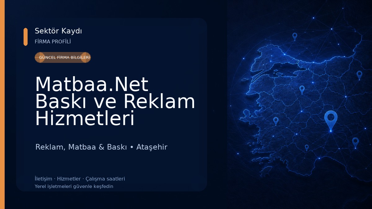 Matbaa.Net Baskı ve Reklam Hizmetleri Reklam, Matbaa & Baskı