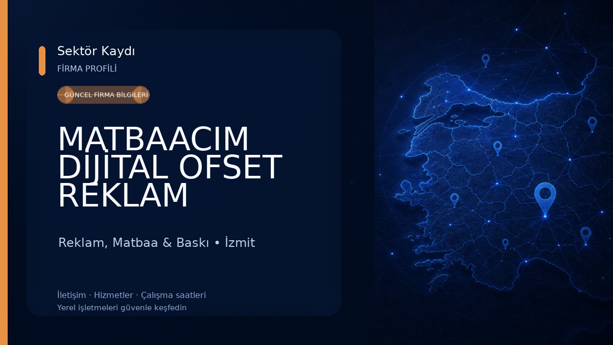 MATBAACIM DİJİTAL OFSET REKLAM Reklam, Matbaa & Baskı