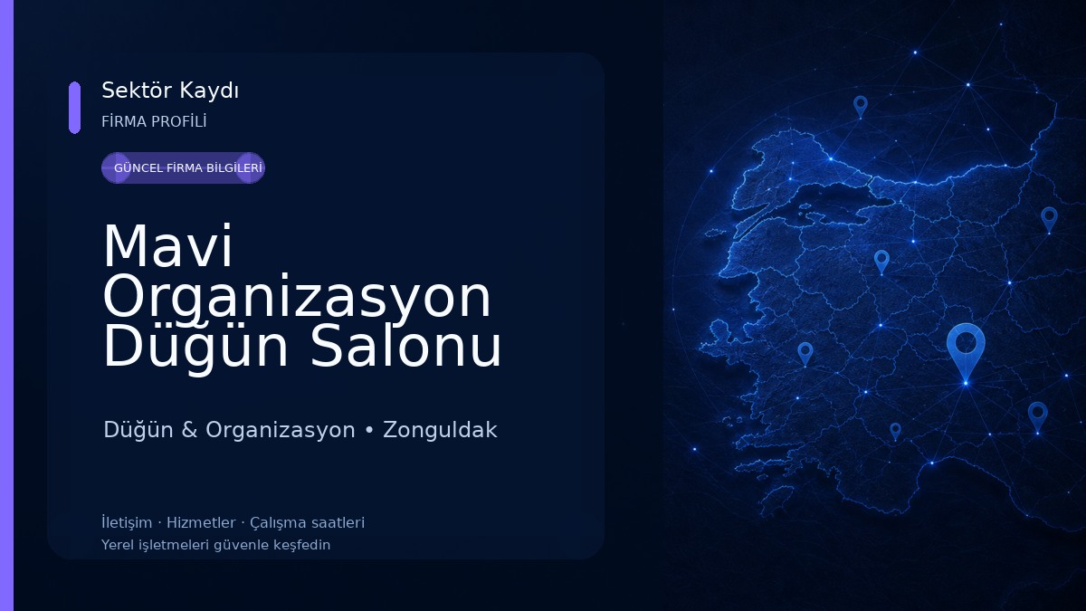 Mavi Organizasyon Düğün Salonu