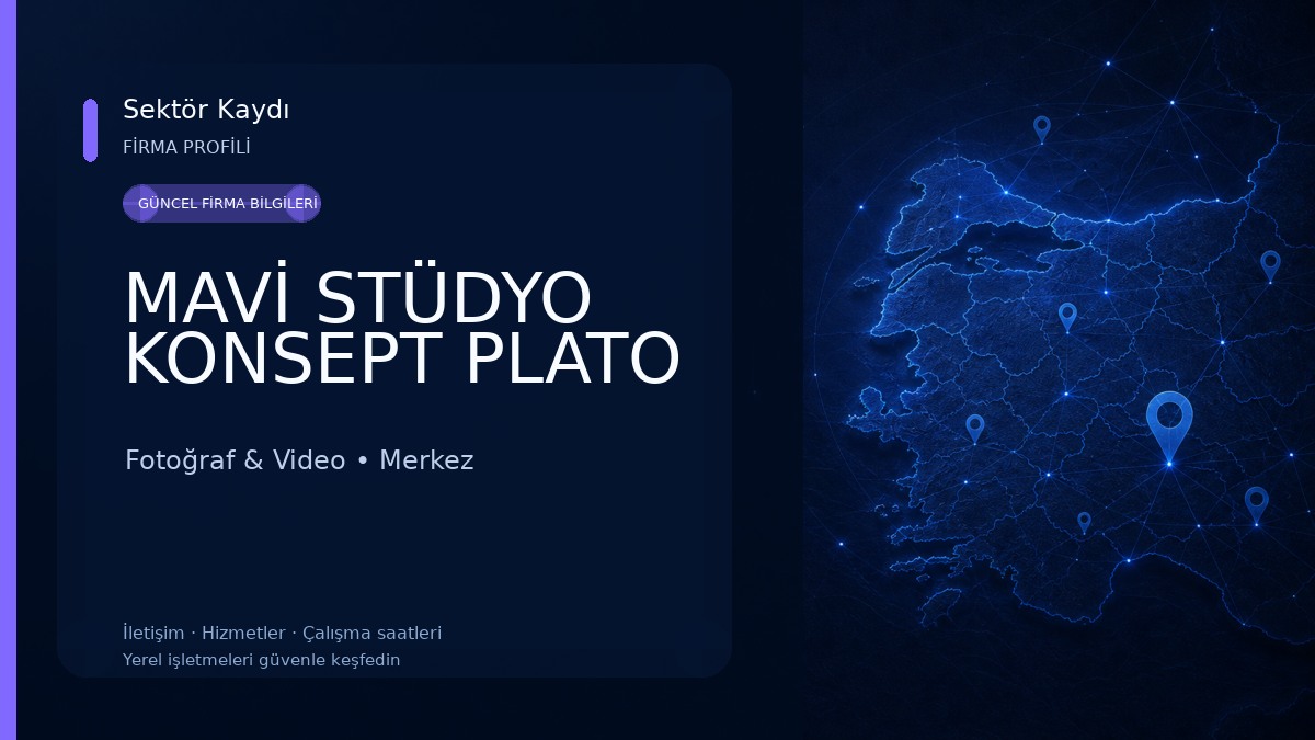MAVİ STÜDYO KONSEPT PLATO Fotoğraf & Video