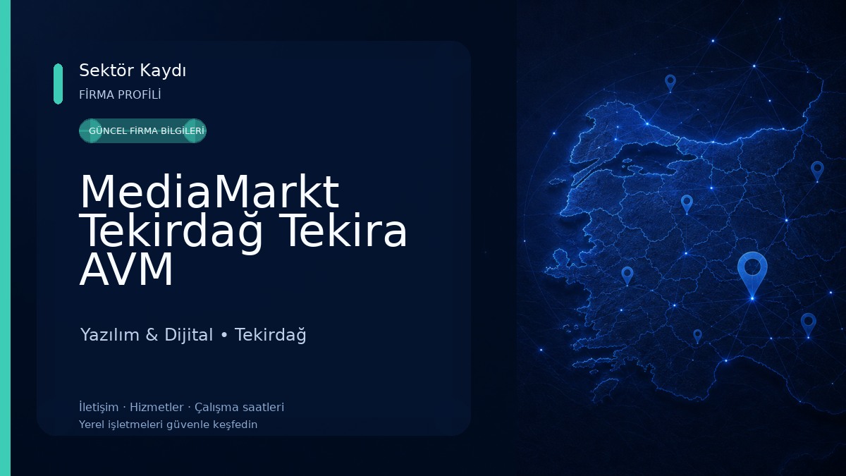 MediaMarkt Tekirdağ Tekira AVM