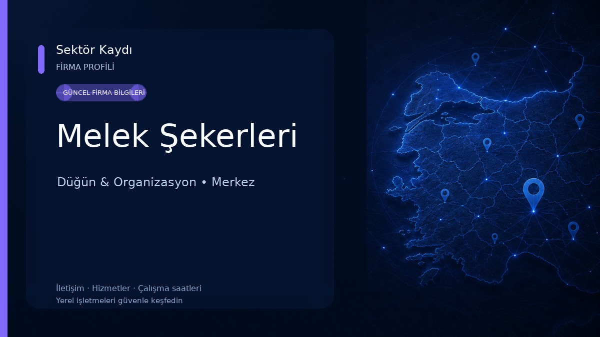 Melek Şekerleri Düğün & Organizasyon