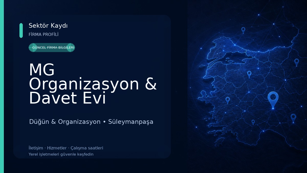 MG Organizasyon & Davet Evi Düğün & Organizasyon