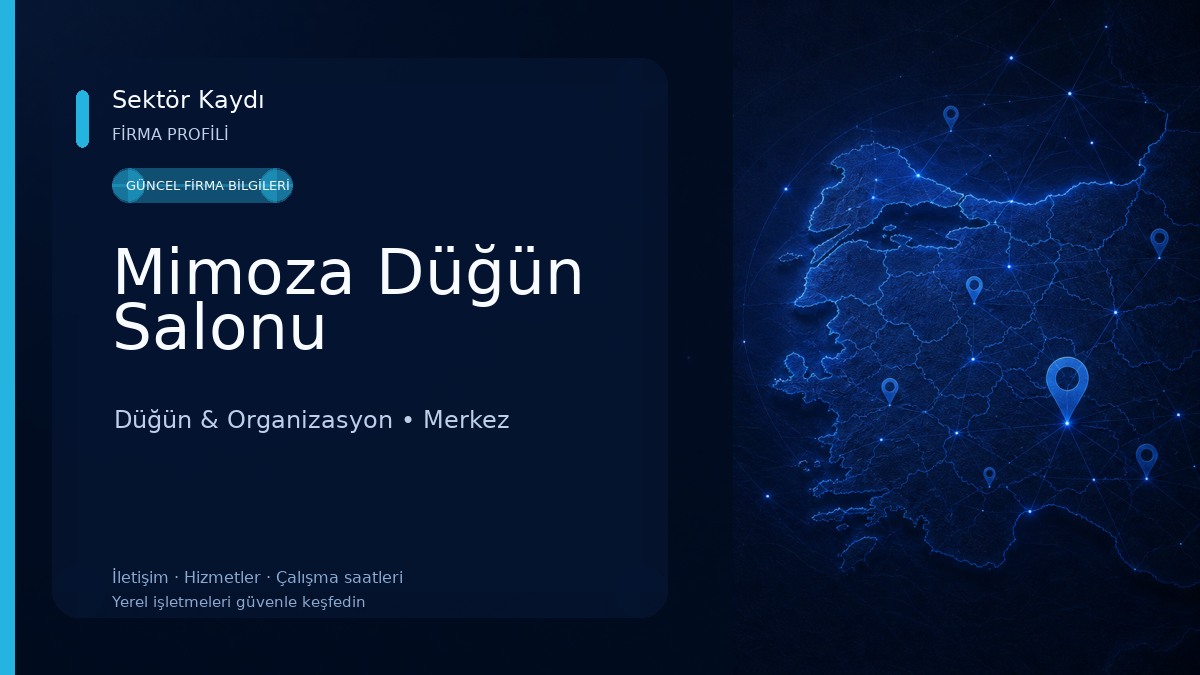 Mimoza Düğün Salonu Düğün & Organizasyon