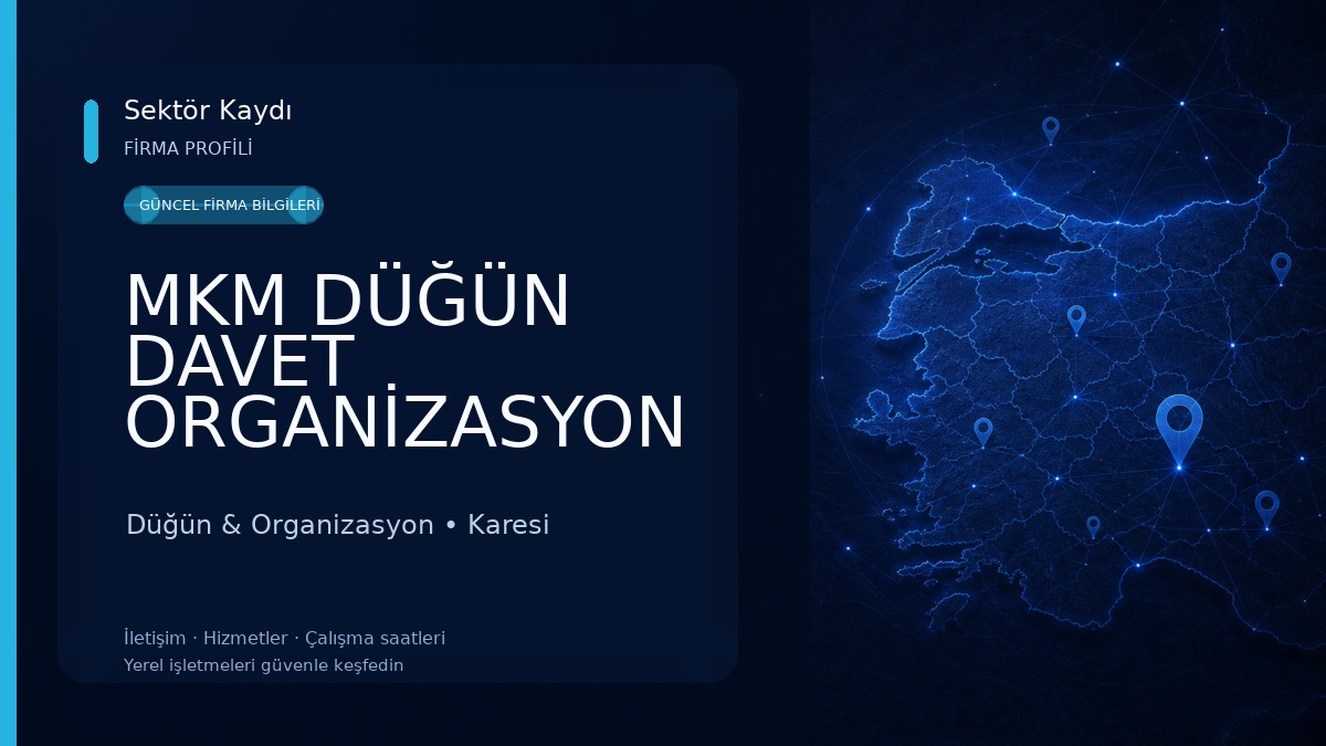 MKM DÜĞÜN DAVET ORGANİZASYON Düğün & Organizasyon